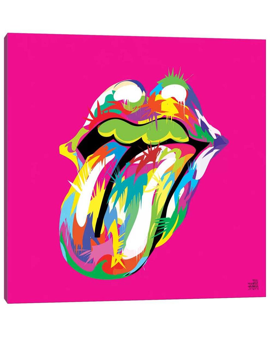 Icanvas Rolling Mouth Swag By Technodrome1 Wall Art
