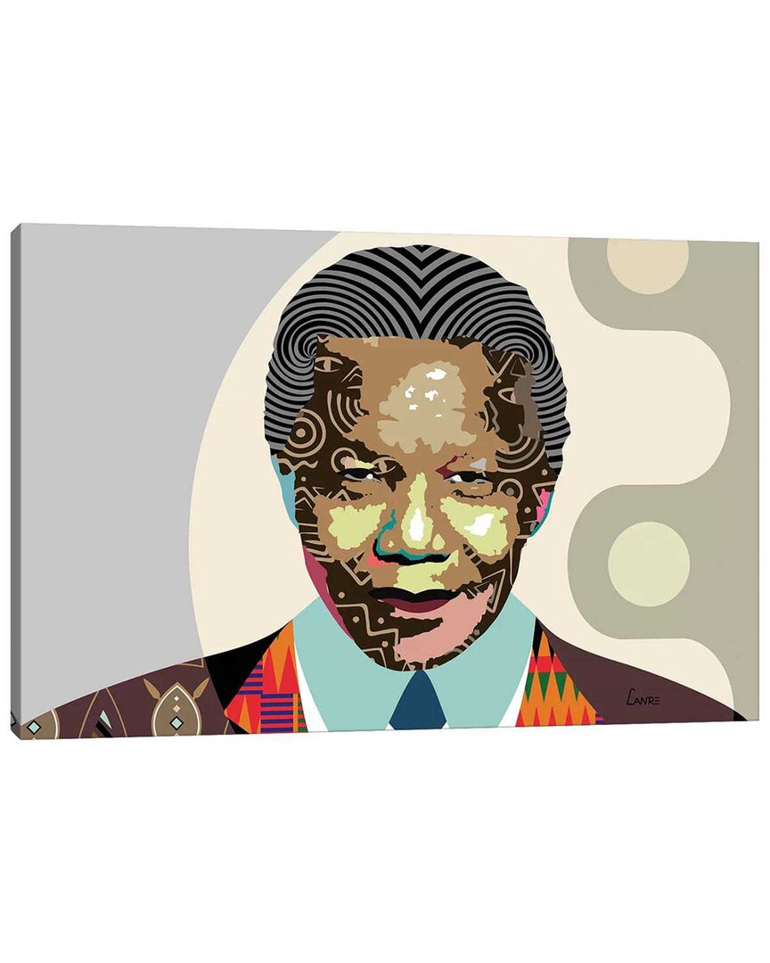 Icanvas Nelson Mandela By Lanre Studio Wall Art