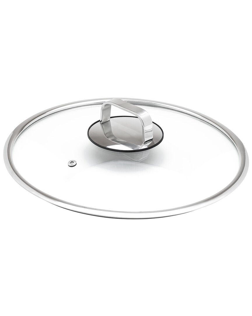 Livwell Diamondclad 12in Tempered Glass Lid With Silicone Rim