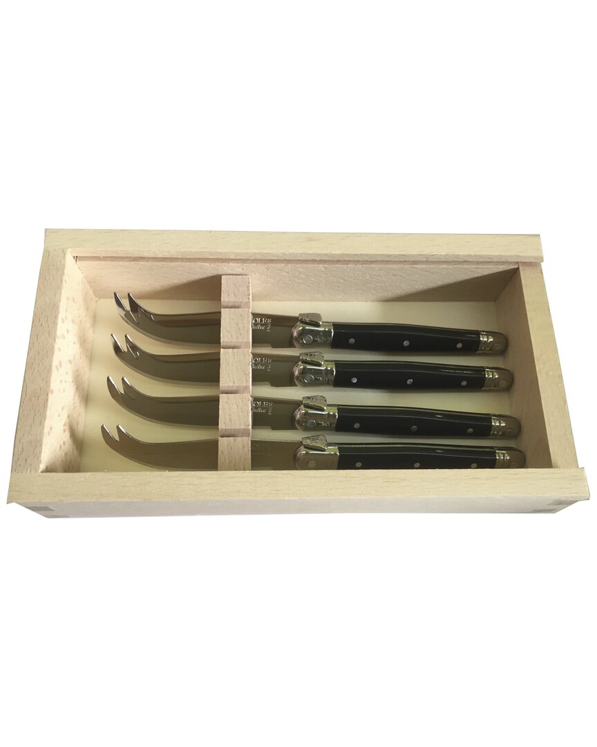 Jean Dubost Laguiole Set Of 4 Cheese Knives