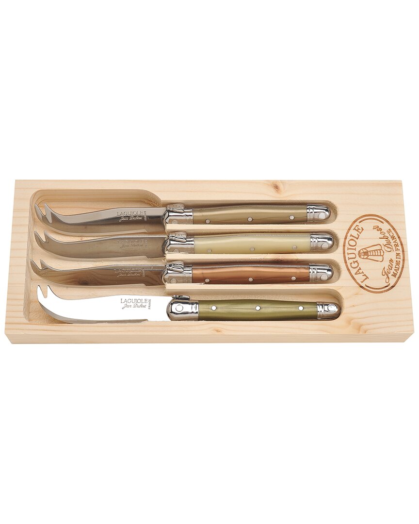 Jean Dubost Set Of 4 Cheese Knives
