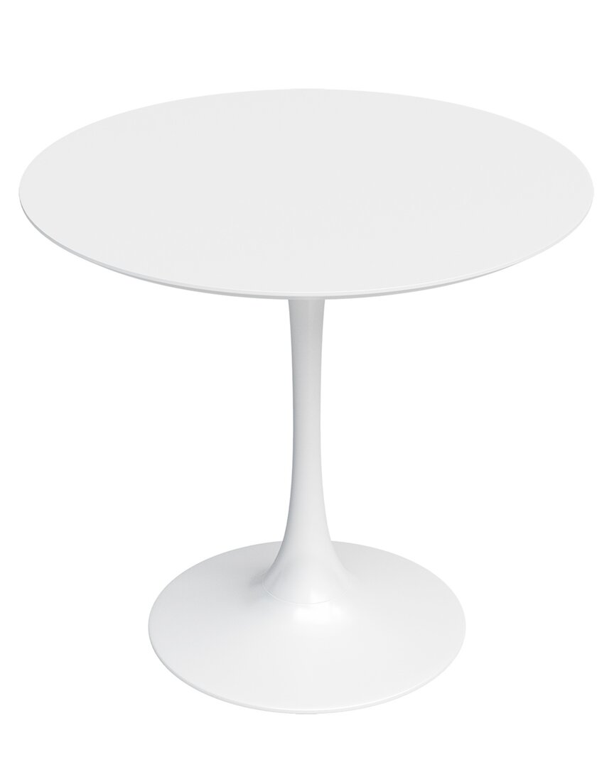 Jamesdar Kurv 31.5 In. White Cafe Table