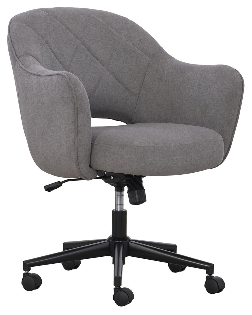 Hfo Gray Quilted Task Chair