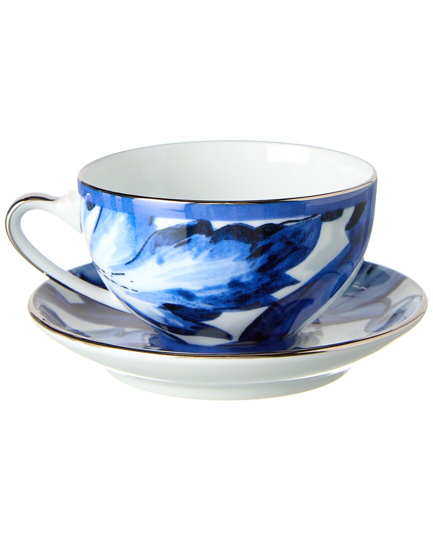 DOLCE & GABBANA DOLCE & GABBANA TEACUP & SAUCER SET 