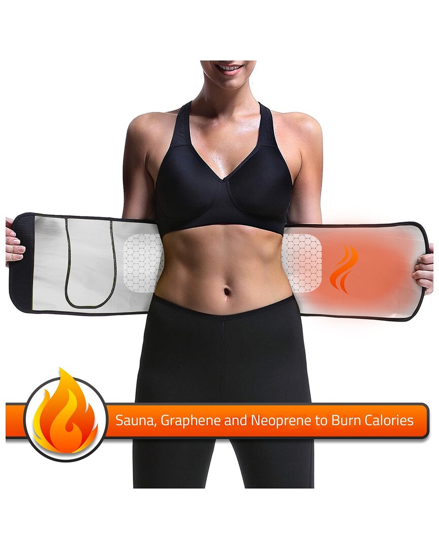 Evertone Thermoslim Advanced Sauna Belt In Black