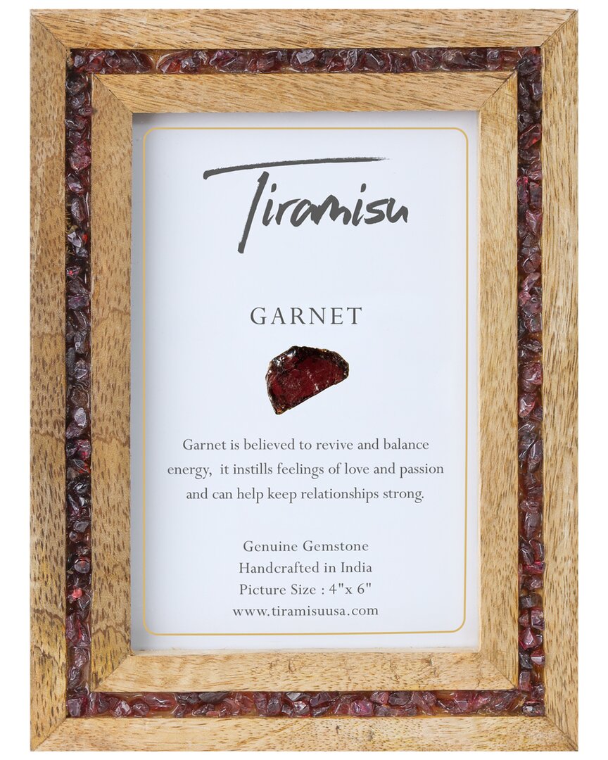 Tiramisu Ember Glow Garnet 4x6 Picture Frame In Red