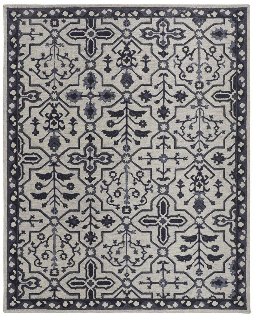 Weave & Wander Faris Traditional Oriental Accent Rug In Black