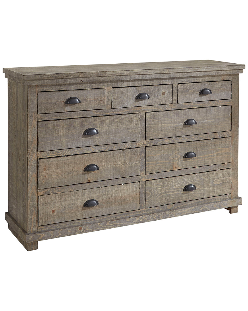 Progressive Furniture Drawer Dresser & Mirror