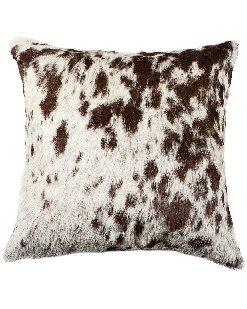 Natural Group Torino S & P Cowhide Pillow In Brown