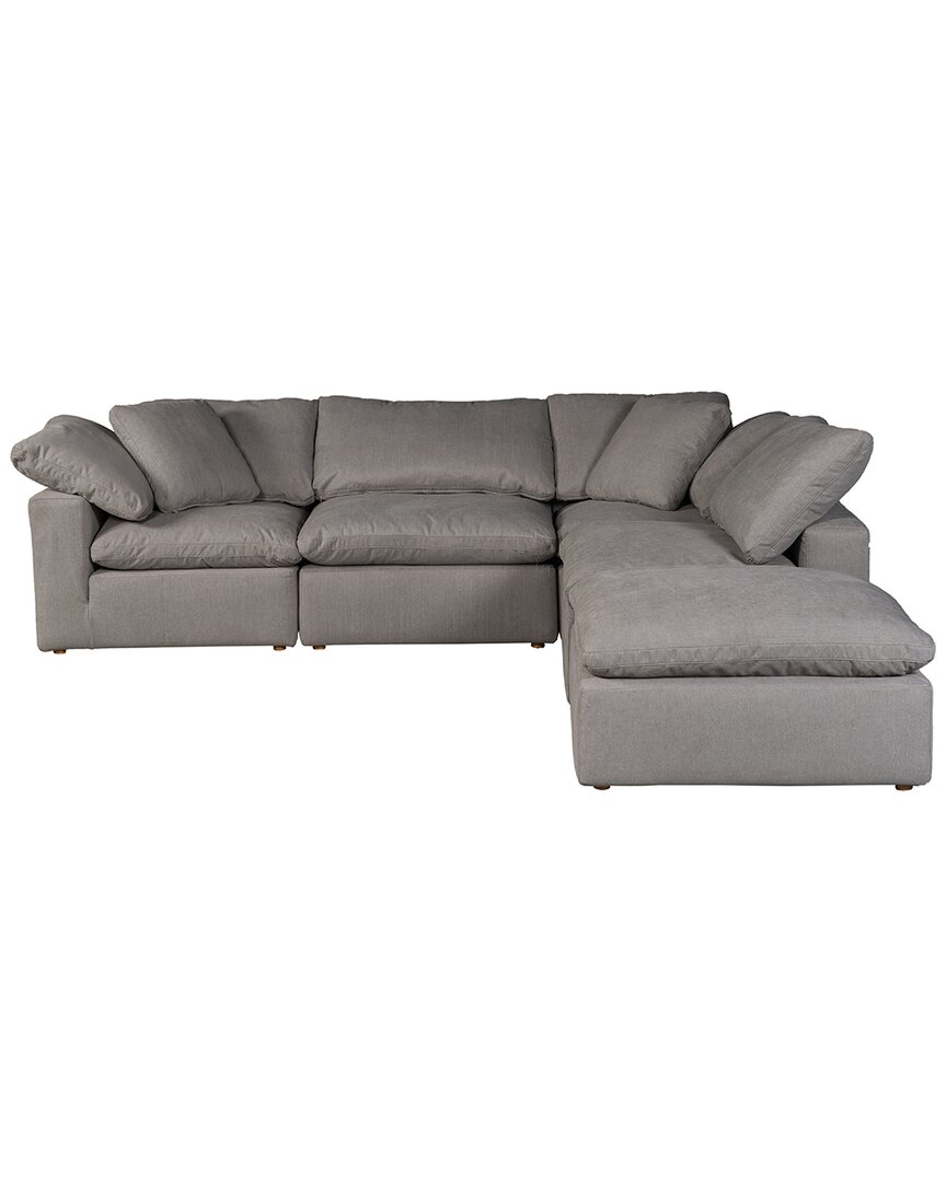 Shop Moe's Home Collection Clay Dream Modular Sectional In Grey