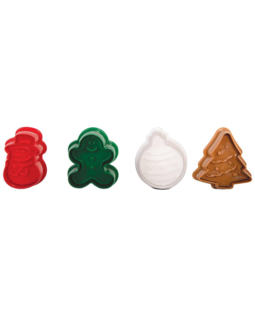 Art & Cook Art+cook 4pc Cookie Cutter Holiday Set In Multi