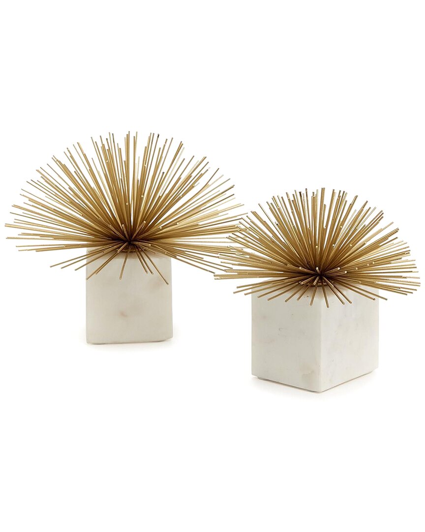 TOZAI TOZAI SET OF 2 STARBURST SCULPTURES