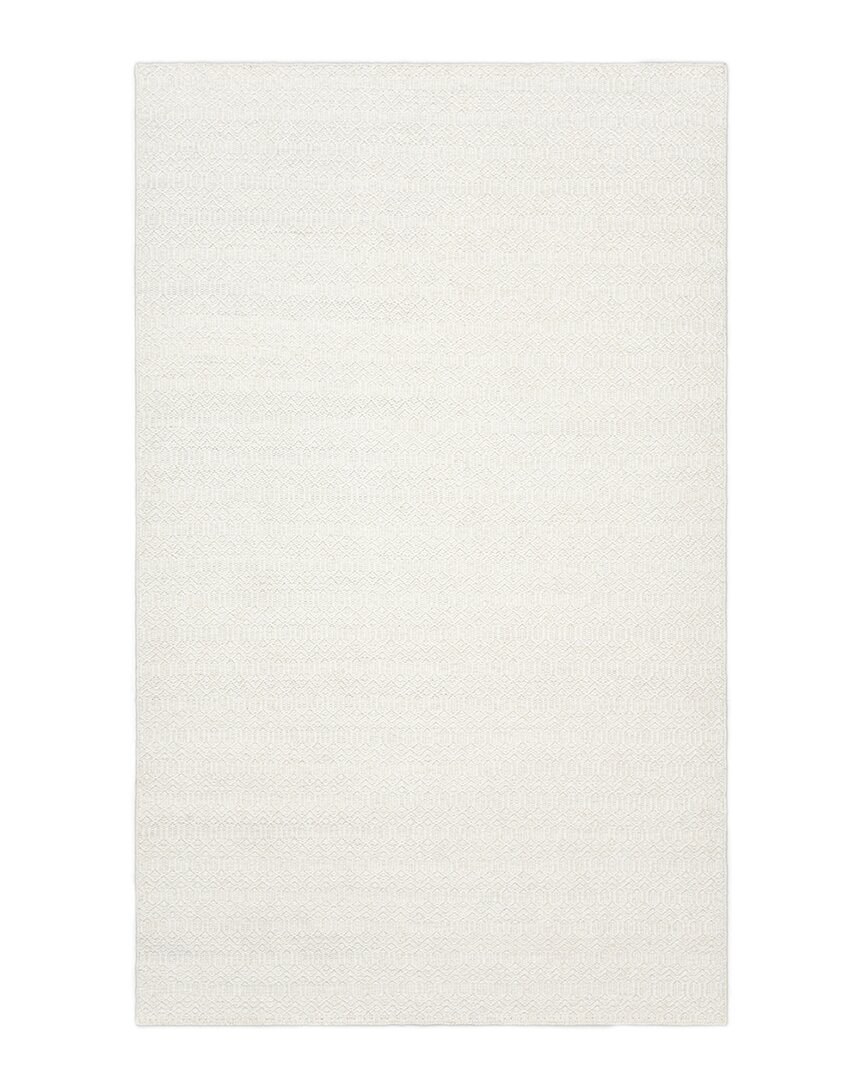 Solo Rugs Chatham Hand Woven Wool-blend Transitional Rug In Ivory