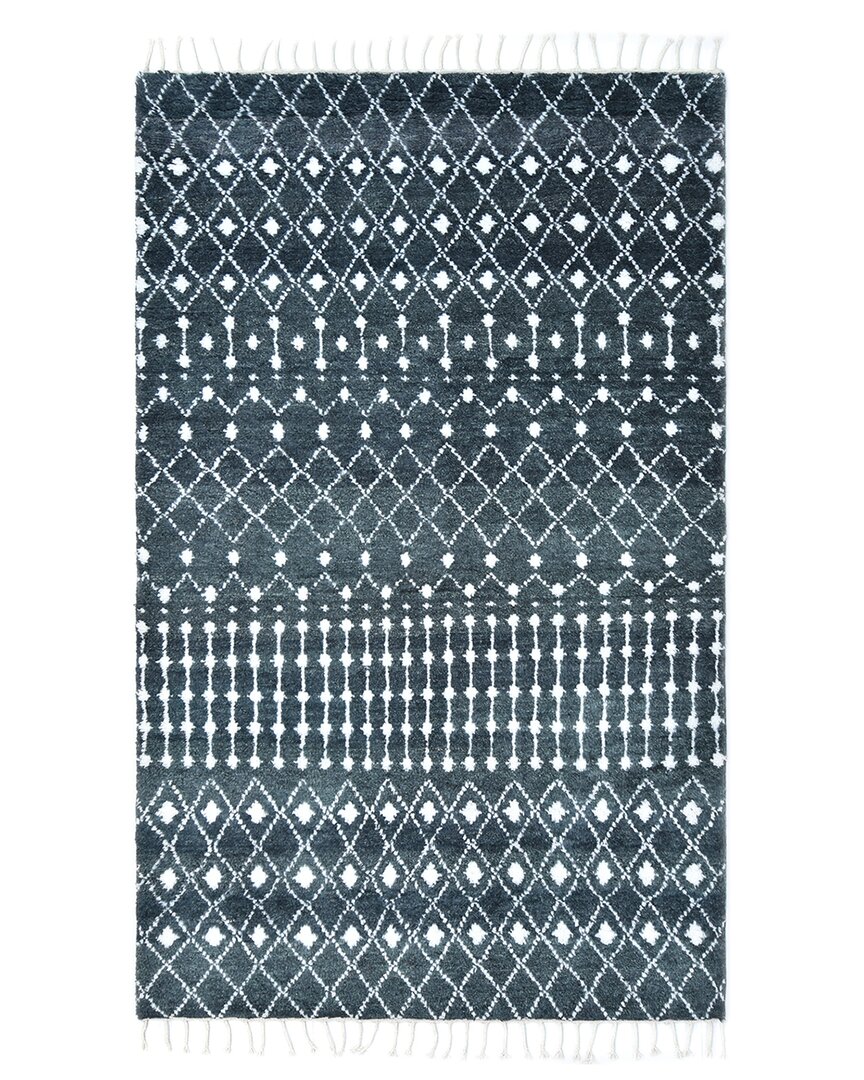 Solo Rugs Ace Hand-knotted Wool-blend Bohemian Rug