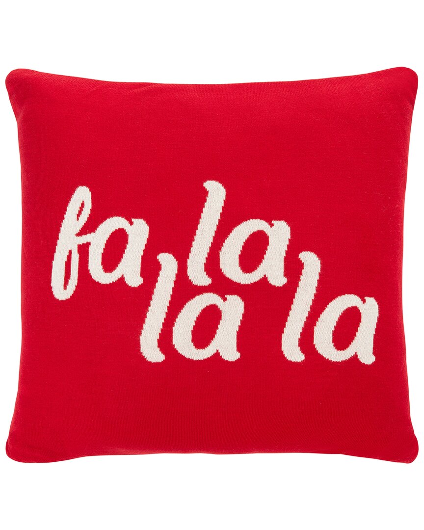 Safavieh Carols Pillow In Red