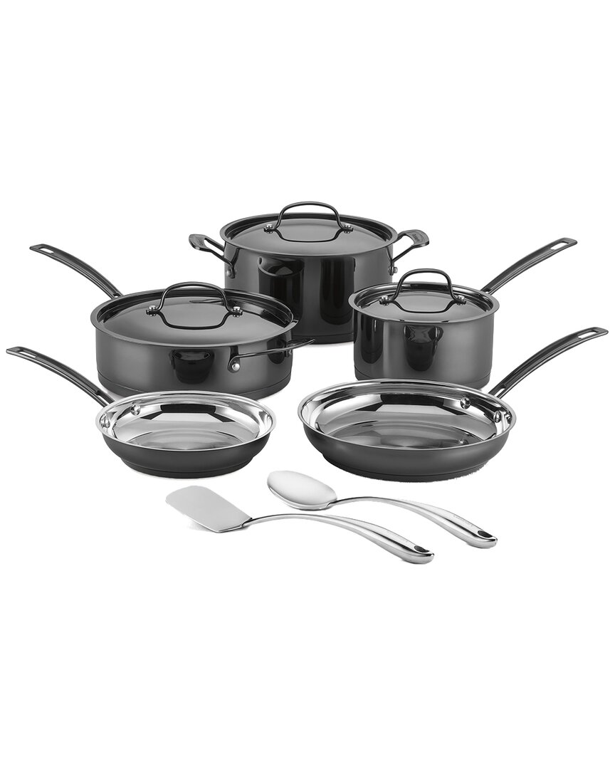 Shop Cuisinart 10pc Mica Shine Stainless Cookware Set