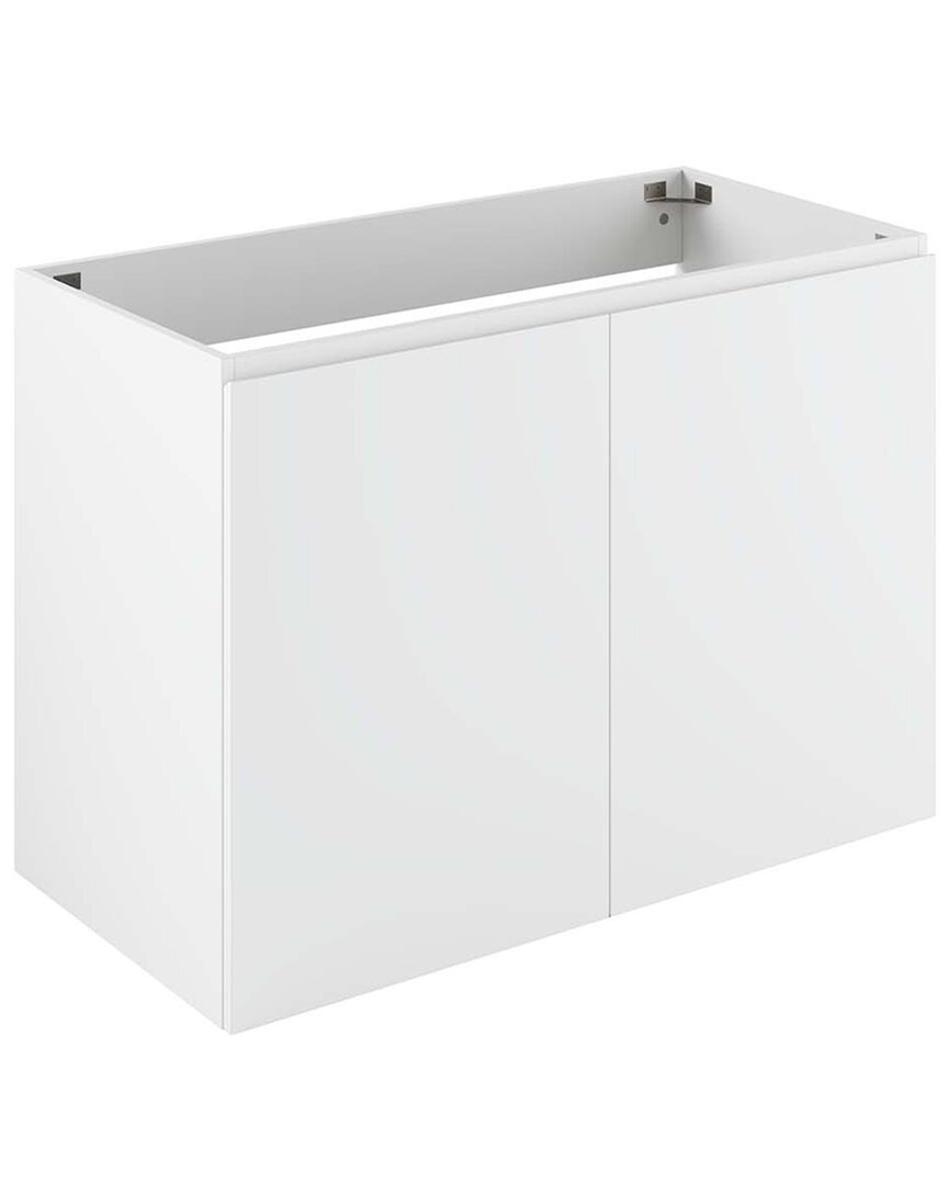Modway Bryn 36 Wall-mount Bathroom Vanity In White
