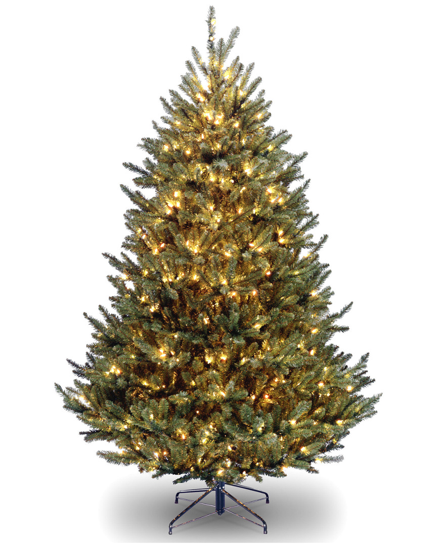 National Tree Company 7.5ft Natural Fraser Medium Fir Hedge Tree With 1000 Lights