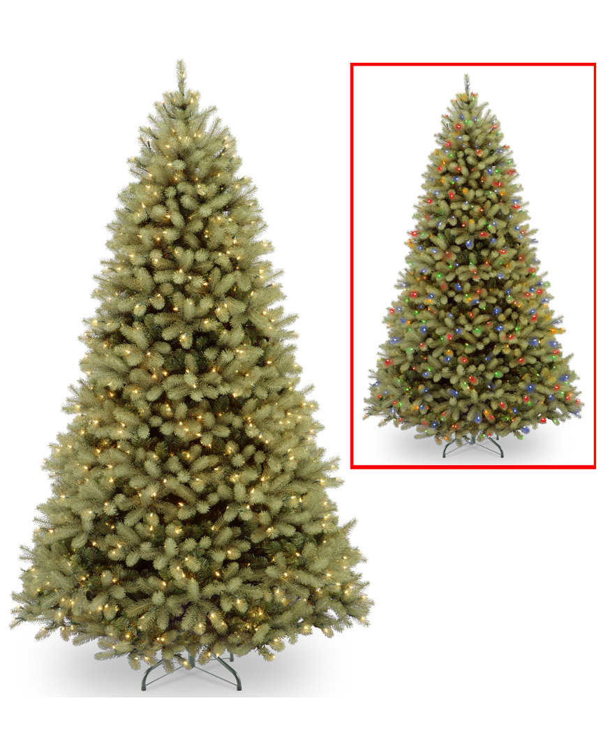 National Tree Company 10ft Feel-real Down Swept Douglas Fir Hinged Tree
