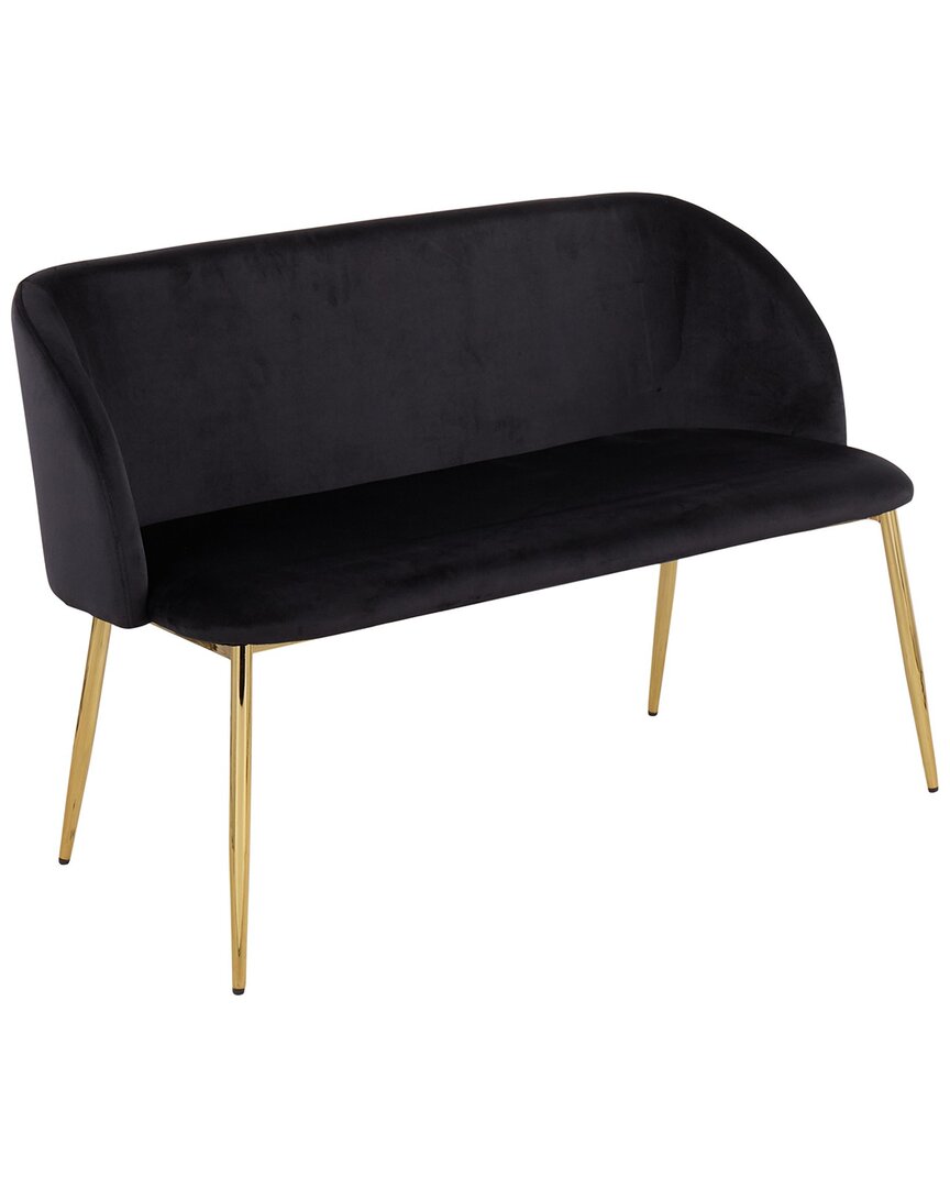 Lumisource Fran Glam Bench In Gold