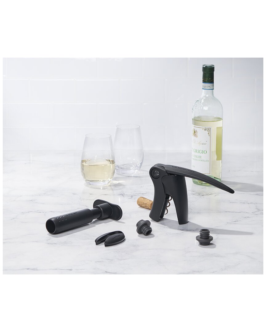 Le Creuset 5pc Wine Tools Gift Set In Black