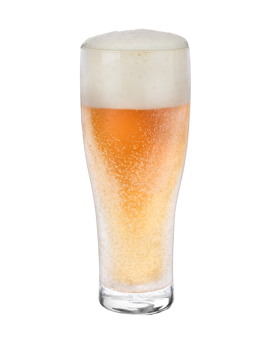 Viski Glacier Double Walled Chilling Beer Glass