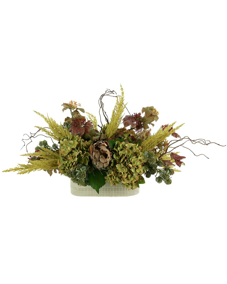 Creative Displays Fall Arrangement With Hydrangeas, Pampas And Proteas