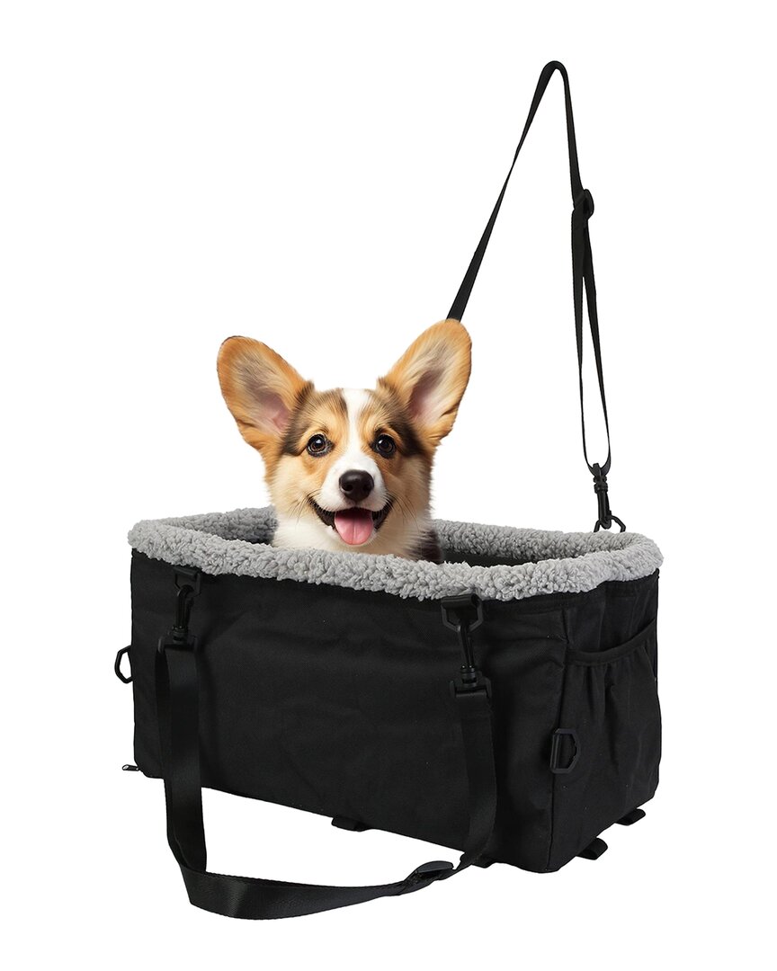 Fresh Fab Finds Small Dog Car Seat With Harness For Dogs Up To 9lbs In Black