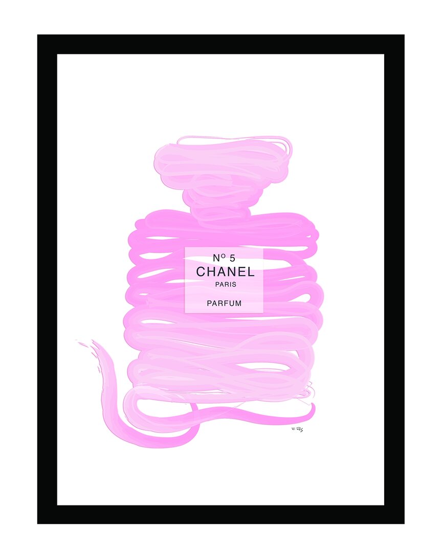 Fairchild Paris Chanel No5 Ribbon Perfume Bottle Wall Art