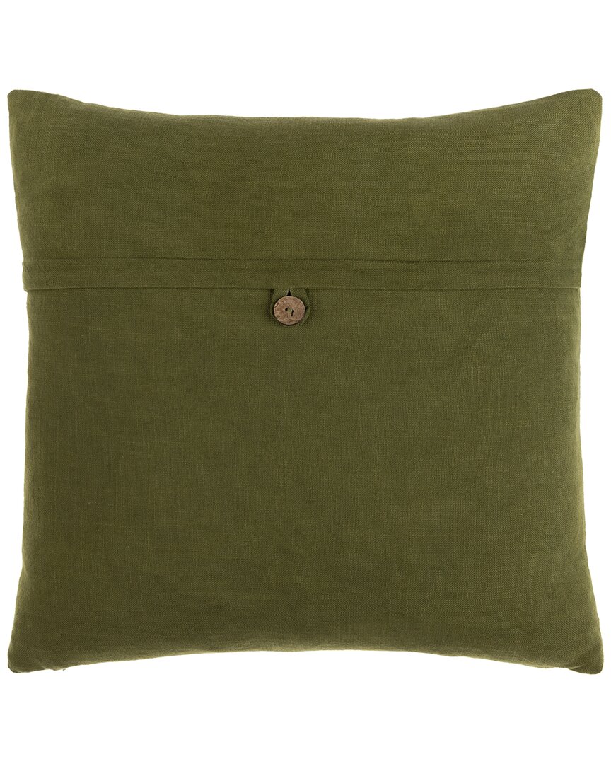 Surya Penelope Pillow In Green