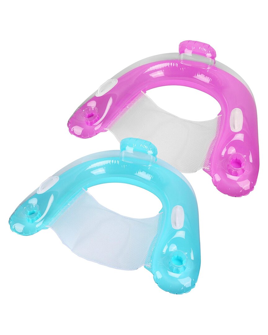 Fresh Fab Finds 2pc Inflatable Float Pool Chair