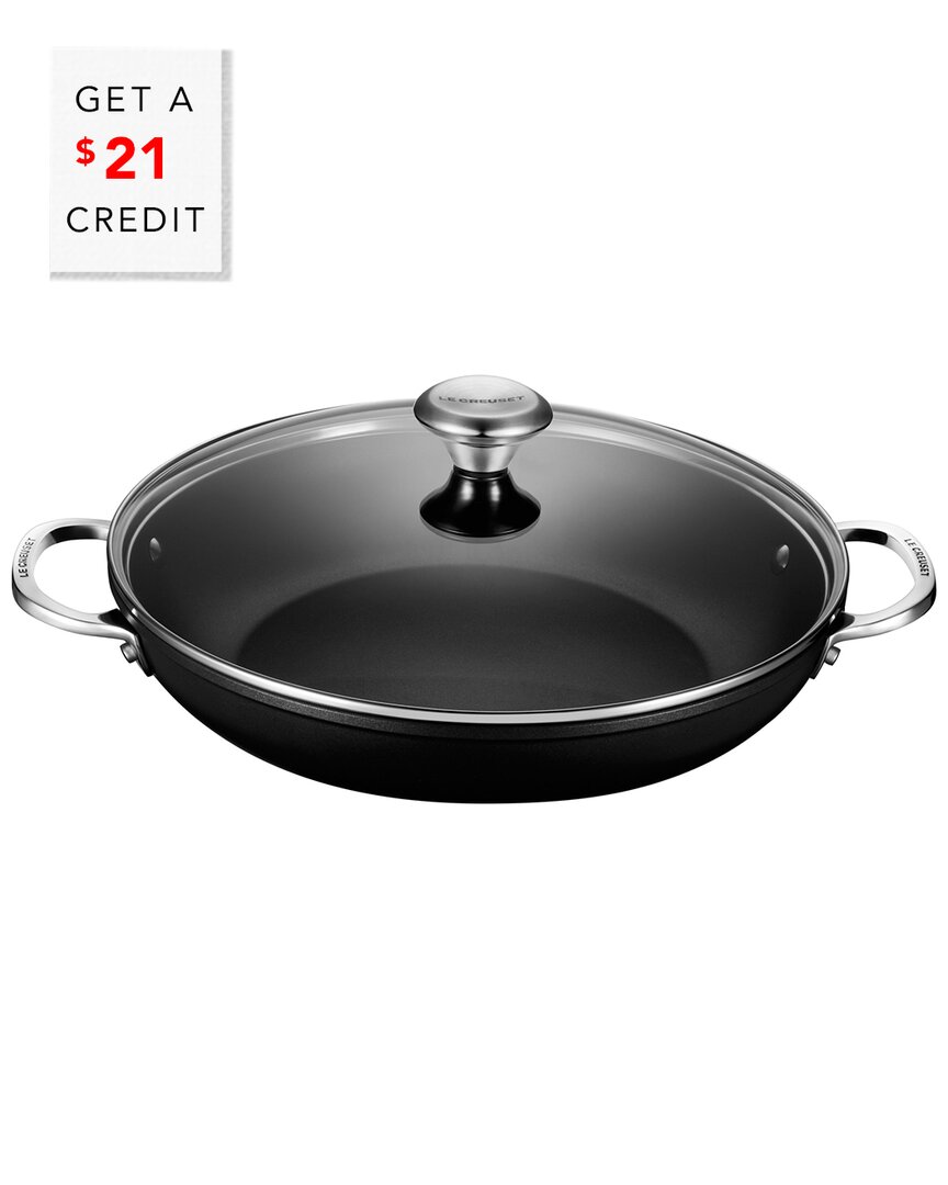 Le Creuset Hard Anodized Aluminum Nonstick 3.5-qt. Saute Pan With Lid