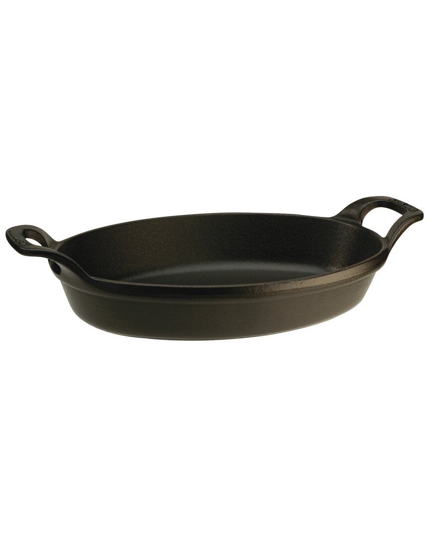 Staub 14.5in Oval Baking Dish In Black