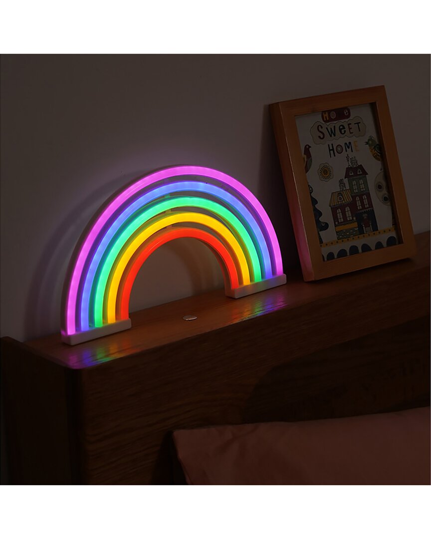 Phunkee Tree Led Rainbow Sign In Multicolor