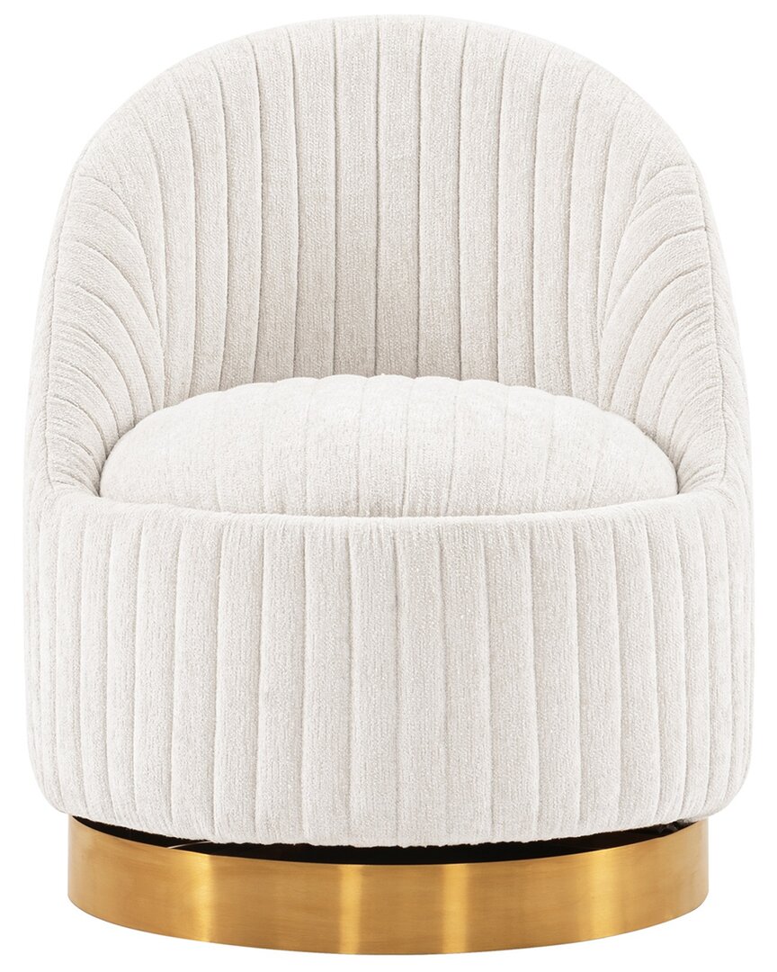 Manhattan Comfort Leela Accent Chair In White