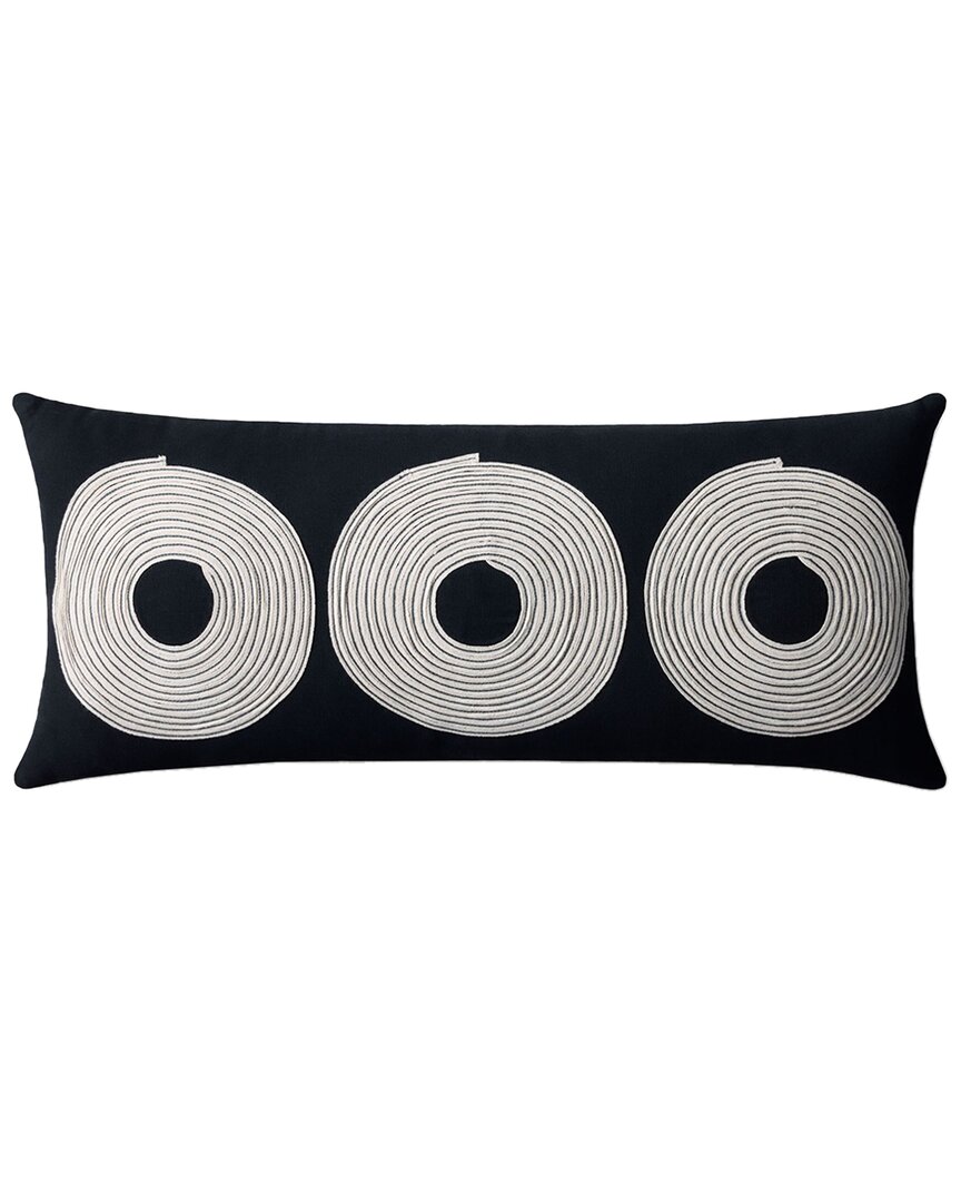 Loloi Ii Loloi 12x27in Pillow Cover With Down Insert In Black