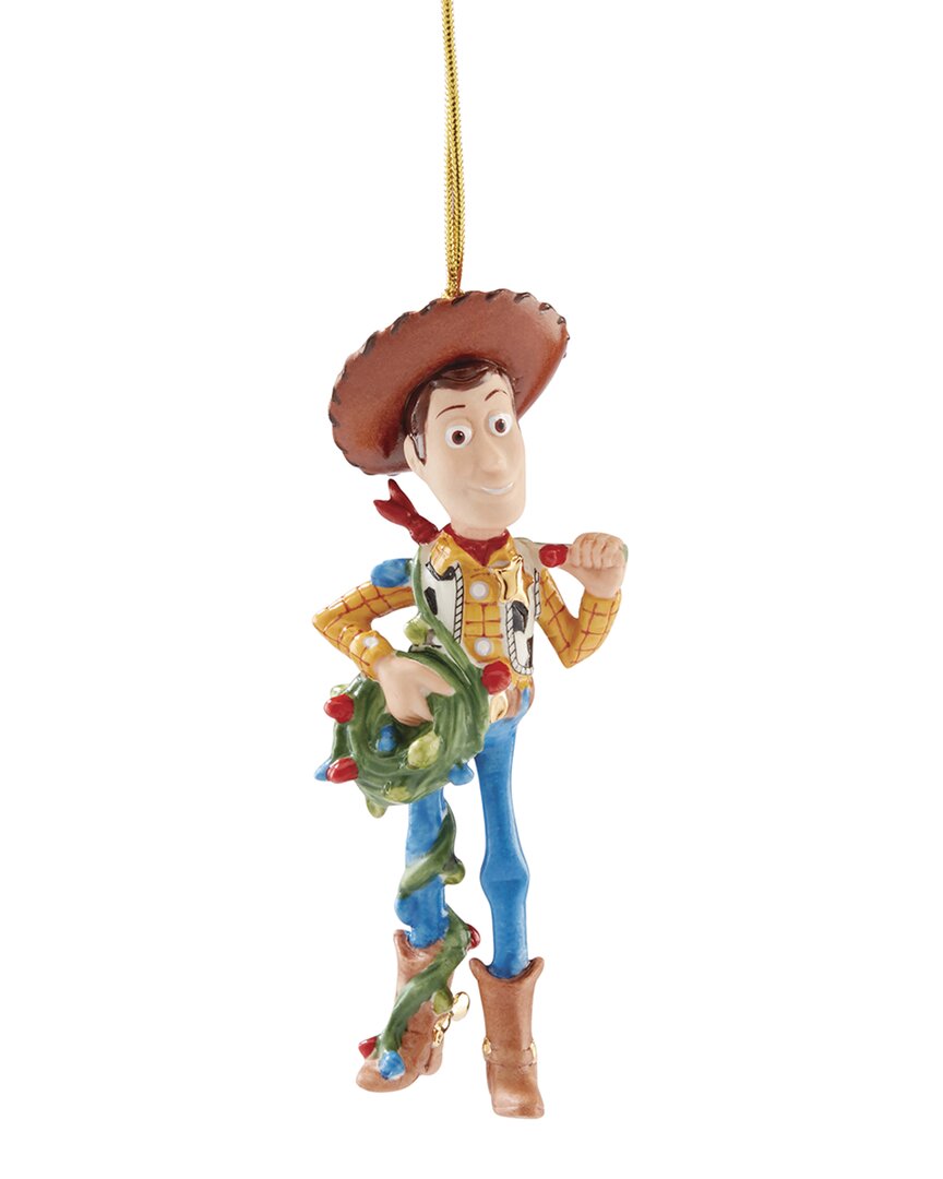 Lenox Toy Story Woody Christmas Cowboy Ornament In Multi
