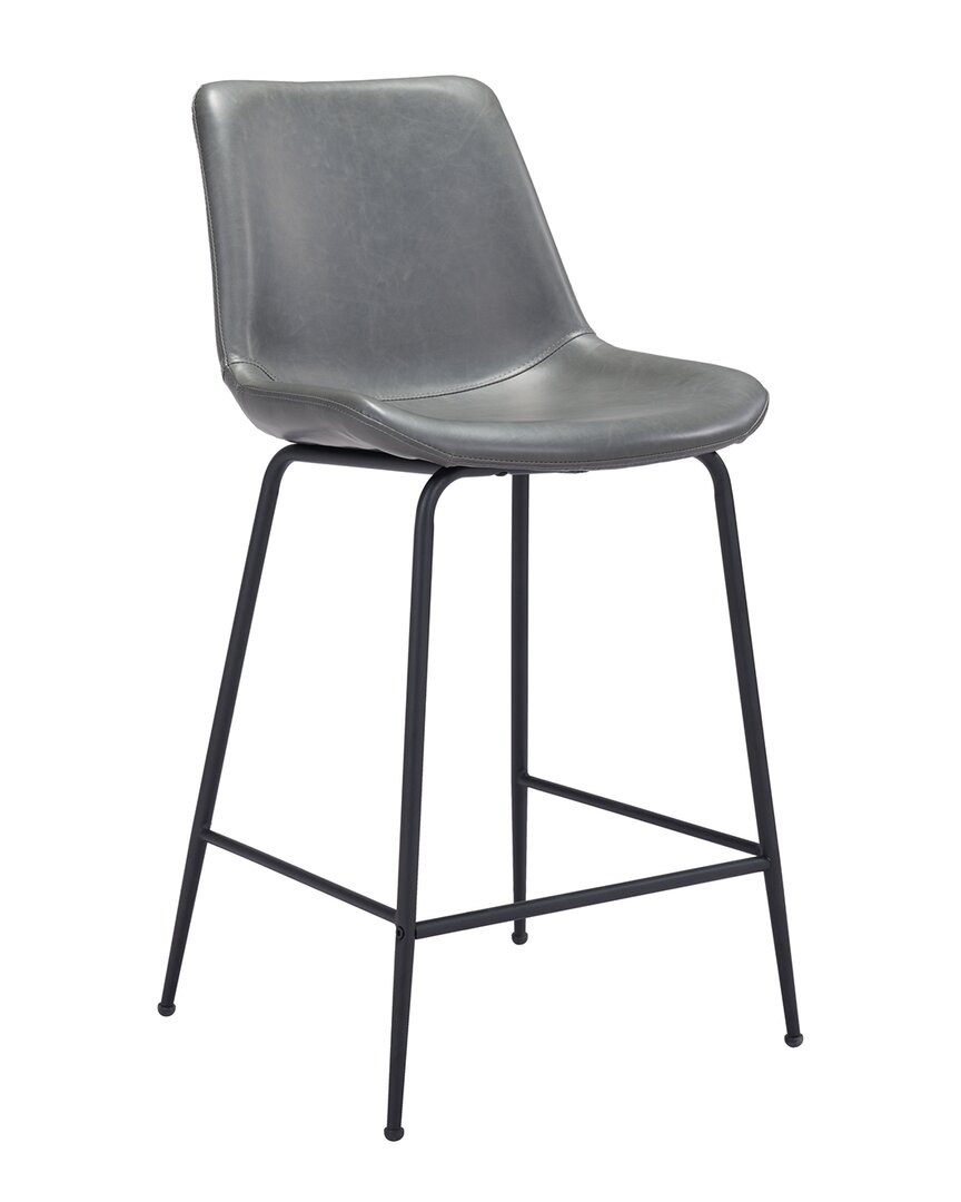 Zuo Modern Byron Counter Chair In Grey