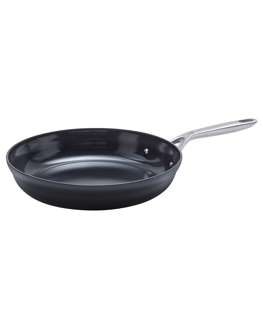 Zwilling J.a. Henckels Motion Ceramic Hard Anodized 12in Nonstick Fry Pan In Black
