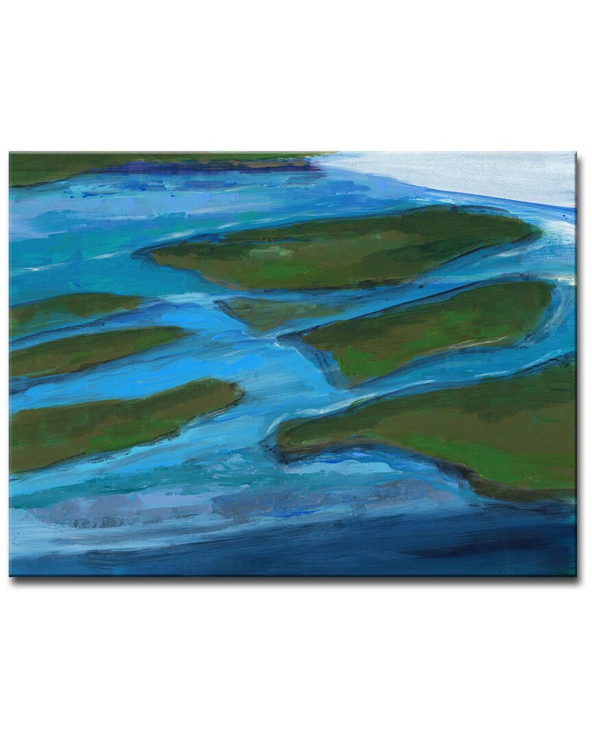 Ready2hangart Land Mass Wrapped Canvas Wall Art