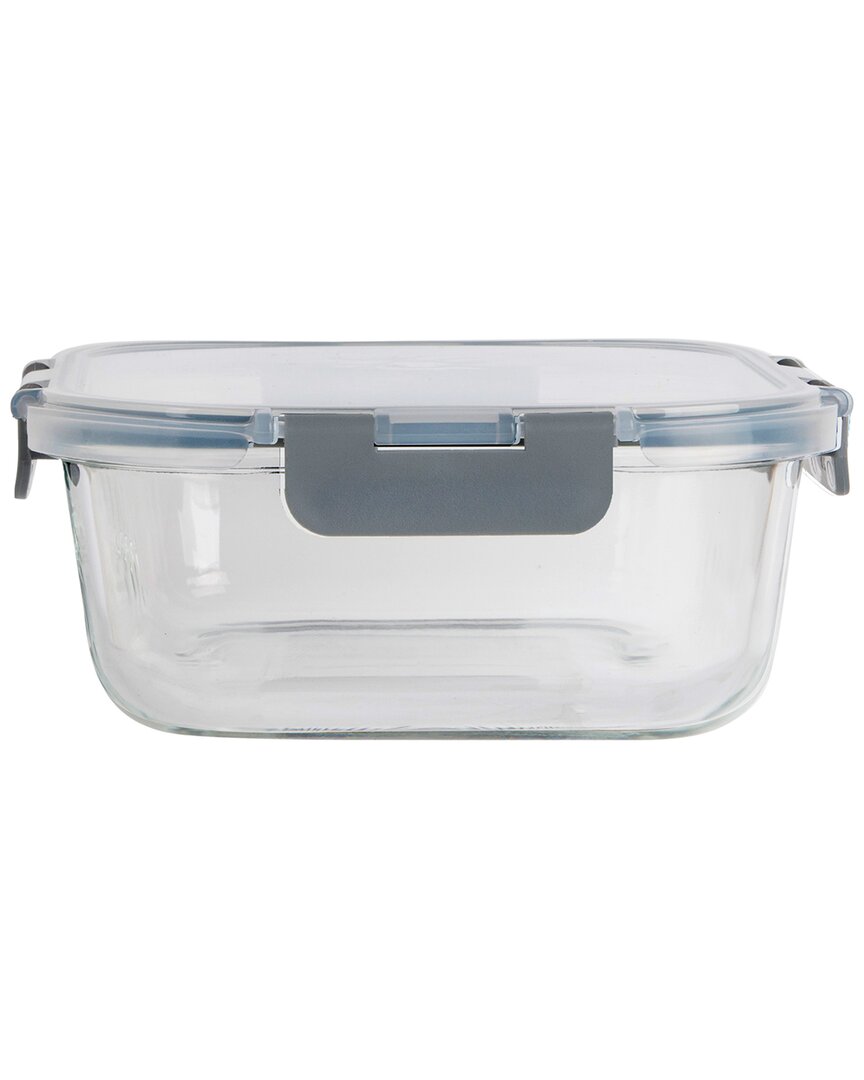 Home Essentials Fresh Square 27oz Lock Lid Container In Clear