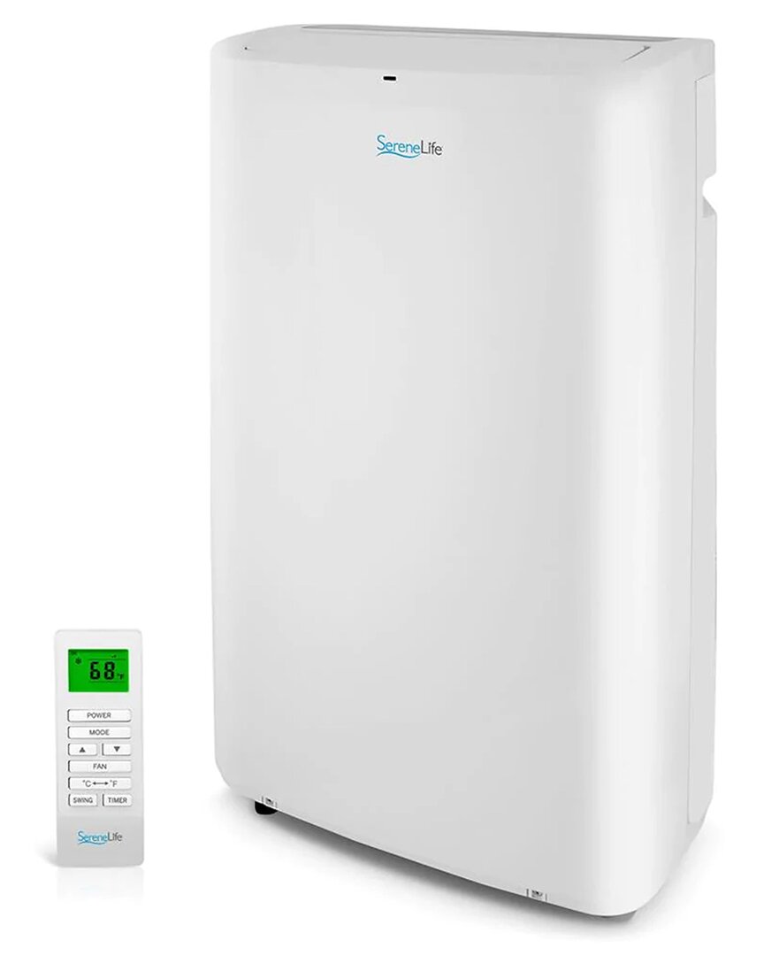 Serenelife Portable White Air Conditioner 12,000 Btu