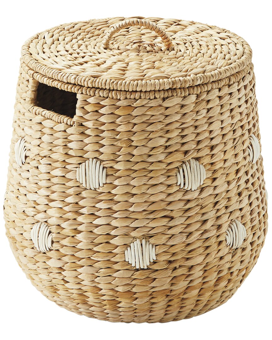 Serena & Lily Seagrass Dot Basket
