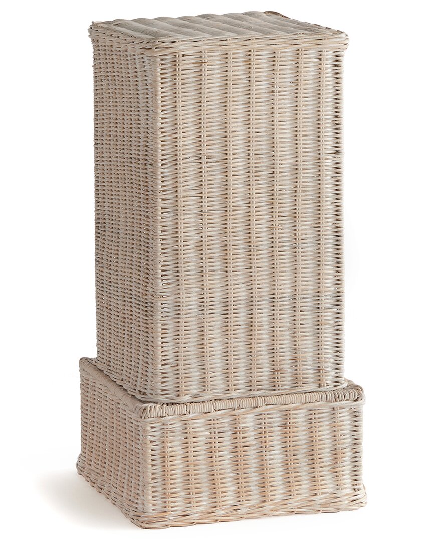Napa Home & Garden Charleston Short Rattan Pedestal In Beige