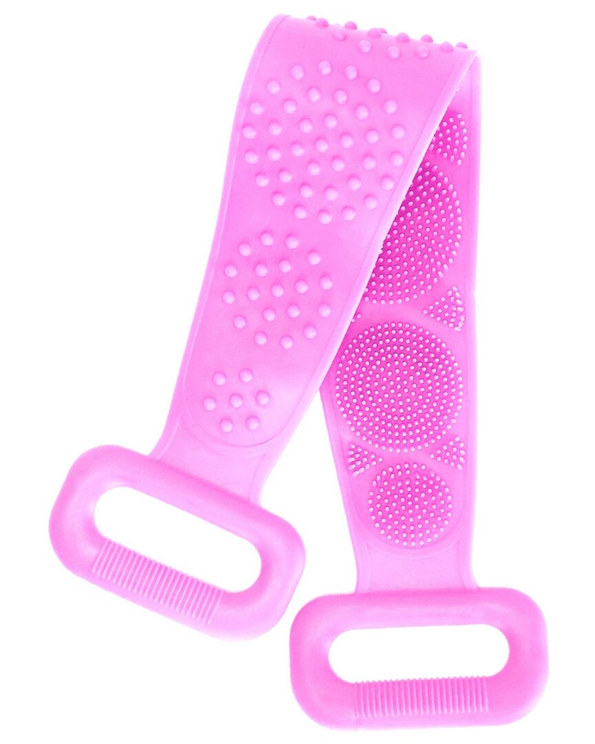 Fresh Fab Finds Exfoliating Silicone Body Scrubber Belt In Pink