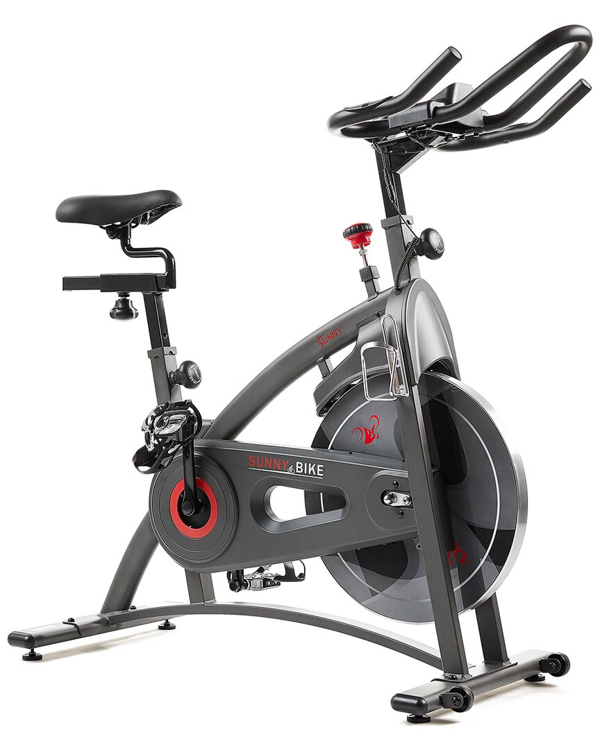 Sunny Health & Fitness Premium Magnetic Resistance Smart Indoor Cycling Bike In Grey