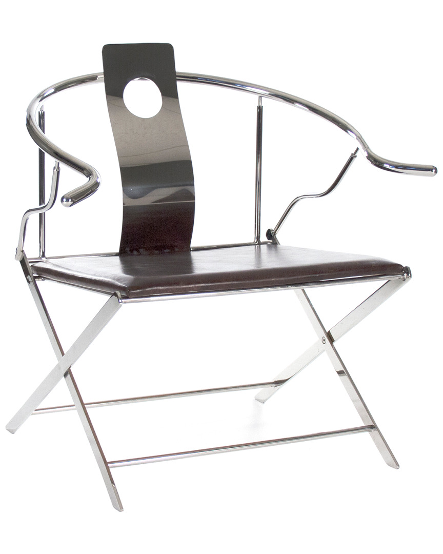 Zentique Azure Arm Chair In Brown