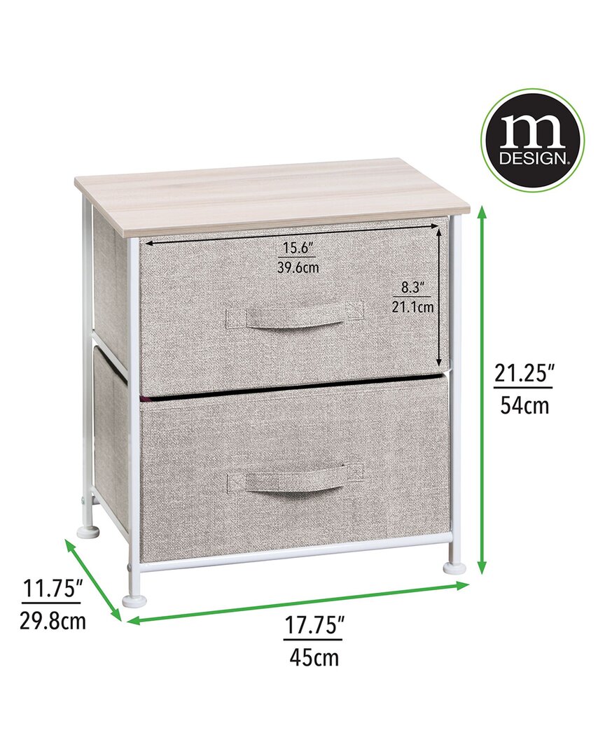 M DESIGN M DESIGN ALDO 2-DRAWER STORAGE UNIT/NIGHT STAND 
