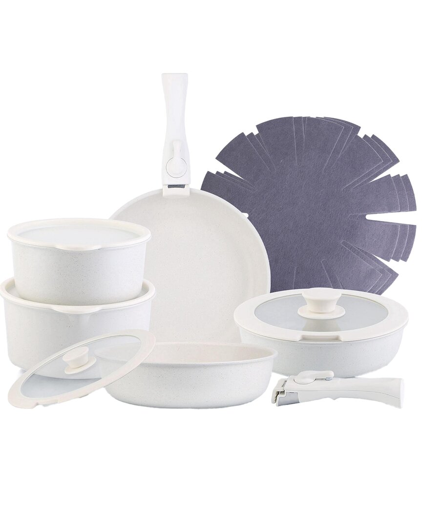 Fresh Fab Finds 17pcs Nonstick Cookware Set Induction Kitchen Pots