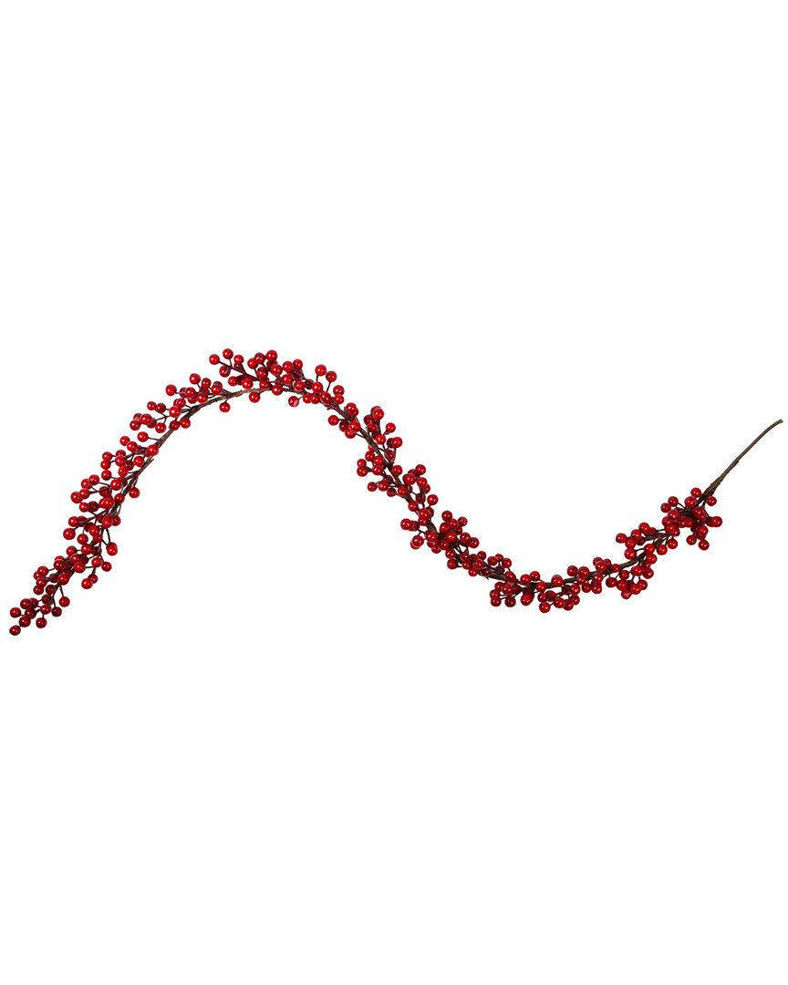 Northlight 5ft Shiny Berries Artificial Twig Christmas Garland